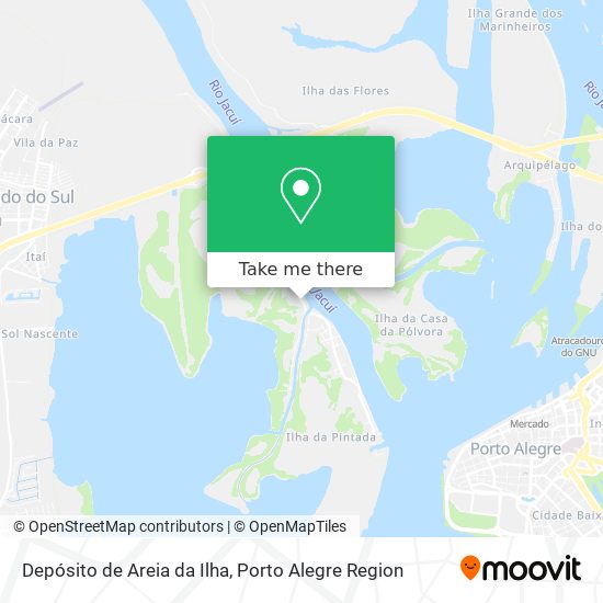 Depósito de Areia da Ilha map