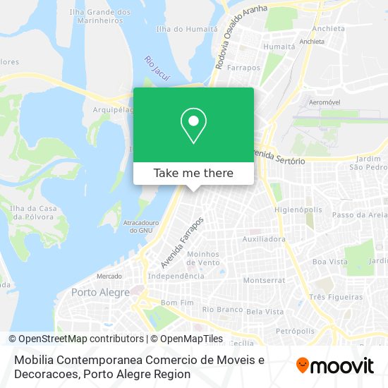 Mobilia Contemporanea Comercio de Moveis e Decoracoes map