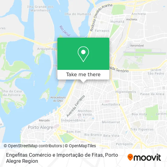 Engefitas Comércio e Importação de Fitas map