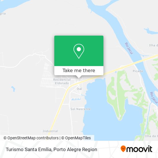 Turismo Santa Emília map