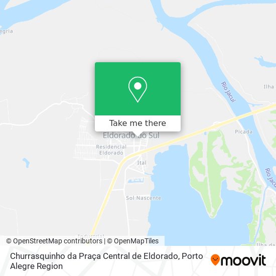 Churrasquinho da Praça Central de Eldorado map