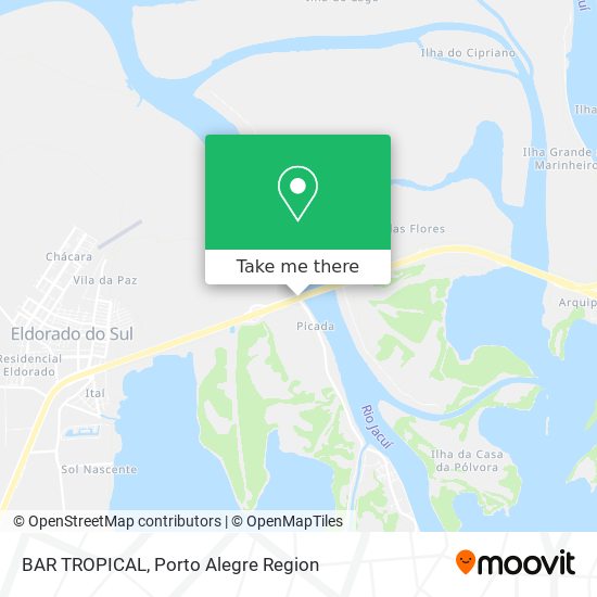 BAR TROPICAL map