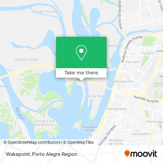 Mapa Wakepoint