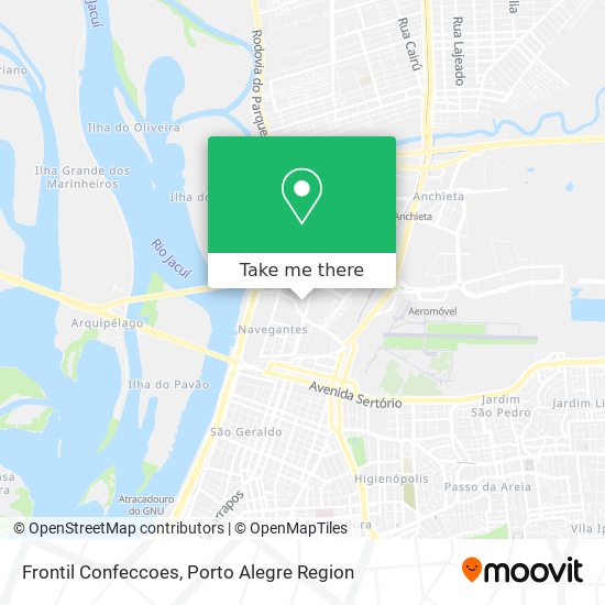 Frontil Confeccoes map