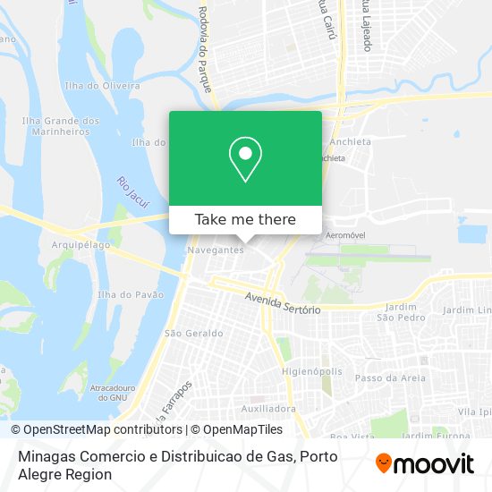 Mapa Minagas Comercio e Distribuicao de Gas