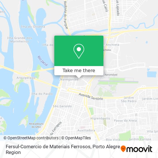 Mapa Fersul-Comercio de Materiais Ferrosos