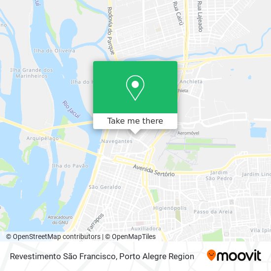 Revestimento São Francisco map