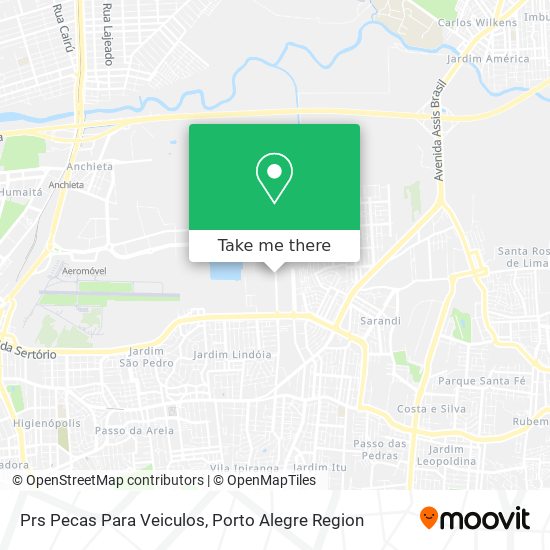 Prs Pecas Para Veiculos map