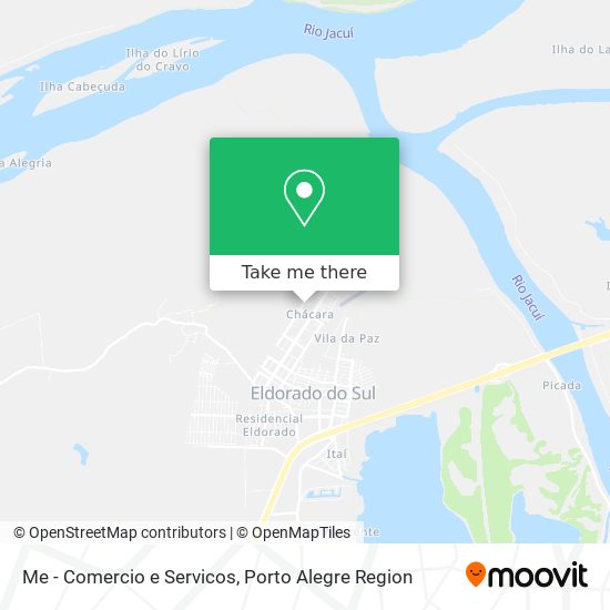 Me - Comercio e Servicos map