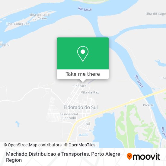 Machado Distribuicao e Transportes map