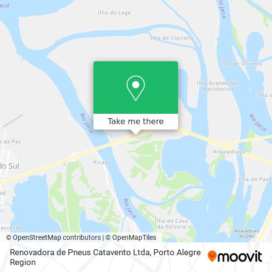 Mapa Renovadora de Pneus Catavento Ltda