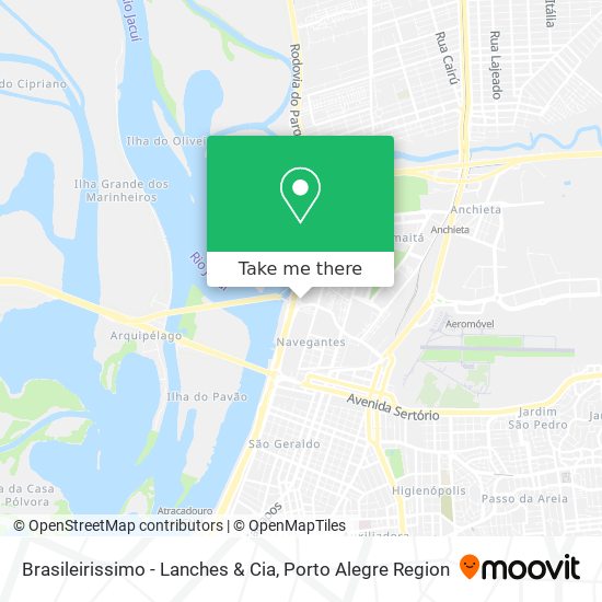 Brasileirissimo - Lanches & Cia map