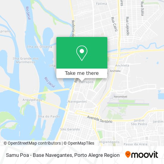 Samu Poa - Base Navegantes map