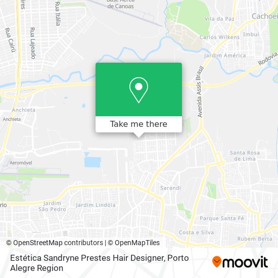 Estética Sandryne Prestes Hair Designer map