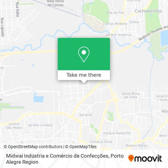 Midwai Indústria e Comércio de Confecções map