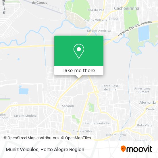 Muniz Veículos map