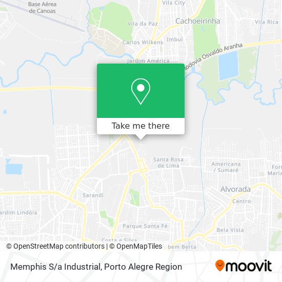 Memphis S/a Industrial map