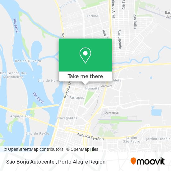 Mapa São Borja Autocenter