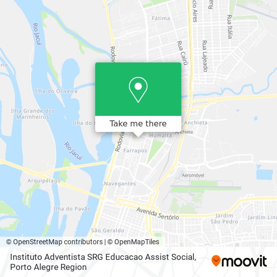 Instituto Adventista SRG Educacao Assist Social map