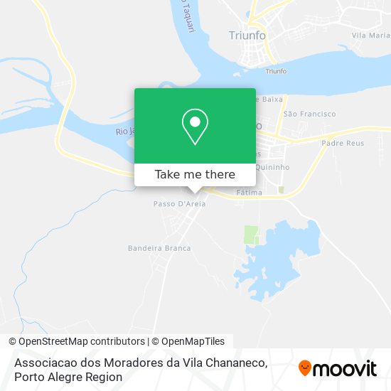 Associacao dos Moradores da Vila Chananeco map