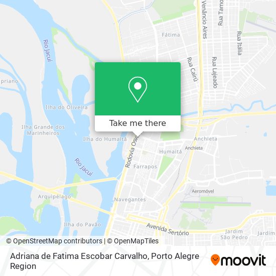 Adriana de Fatima Escobar Carvalho map