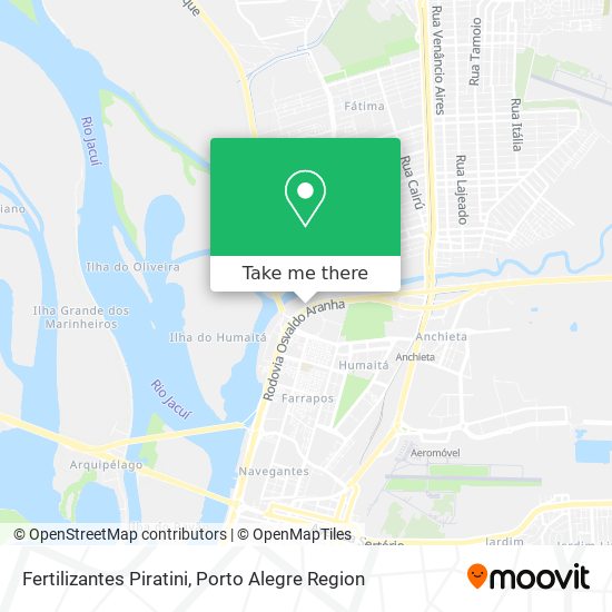Fertilizantes Piratini map