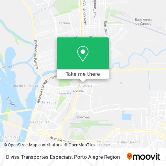 Divisa Transportes Especiais map