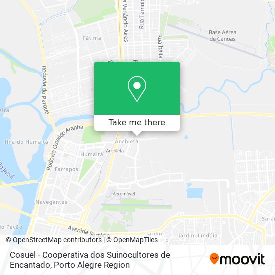 Cosuel - Cooperativa dos Suinocultores de Encantado map