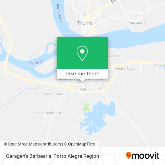 Garagen's Barbearia map