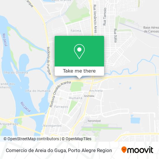 Comercio de Areia do Guga map