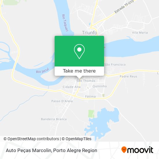 Auto Peças Marcolin map