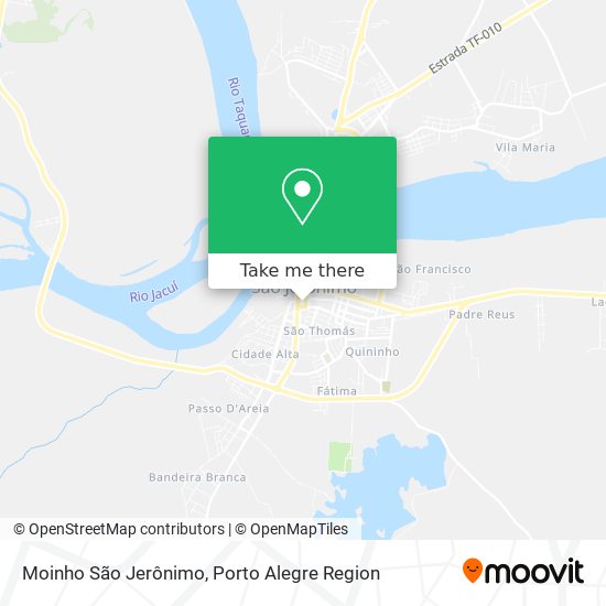 Moinho São Jerônimo map