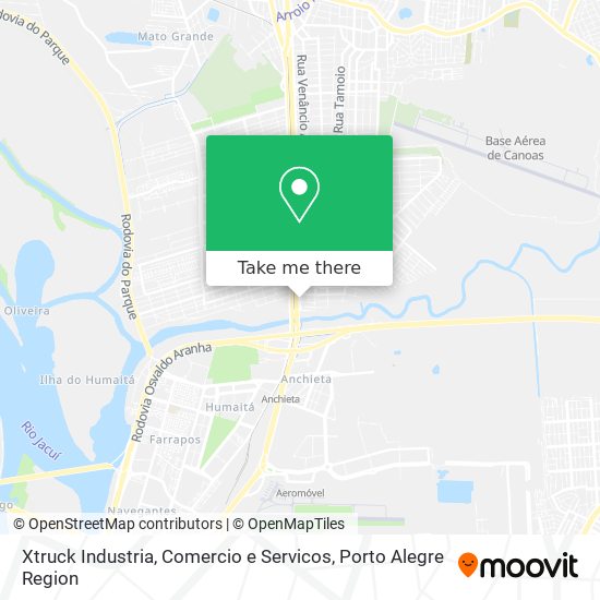 Xtruck Industria, Comercio e Servicos map