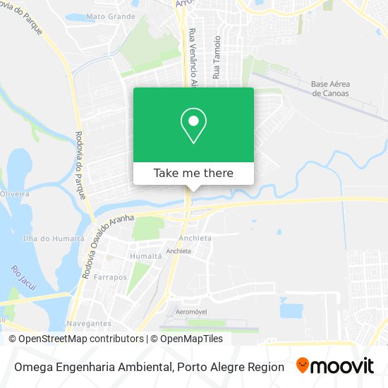 Omega Engenharia Ambiental map