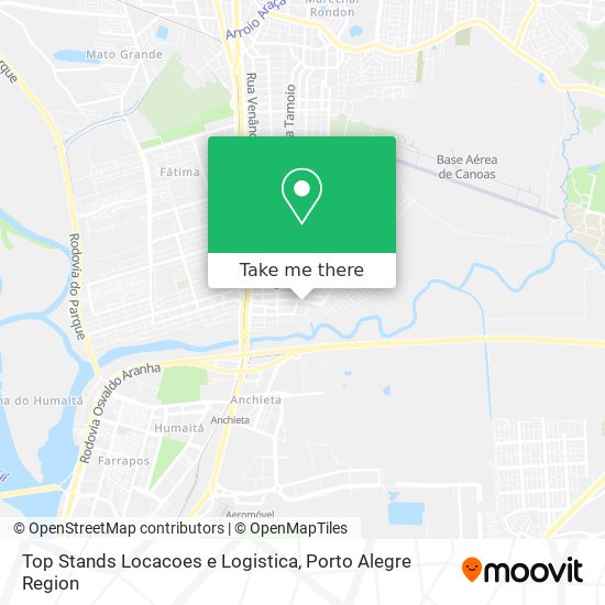 Top Stands Locacoes e Logistica map