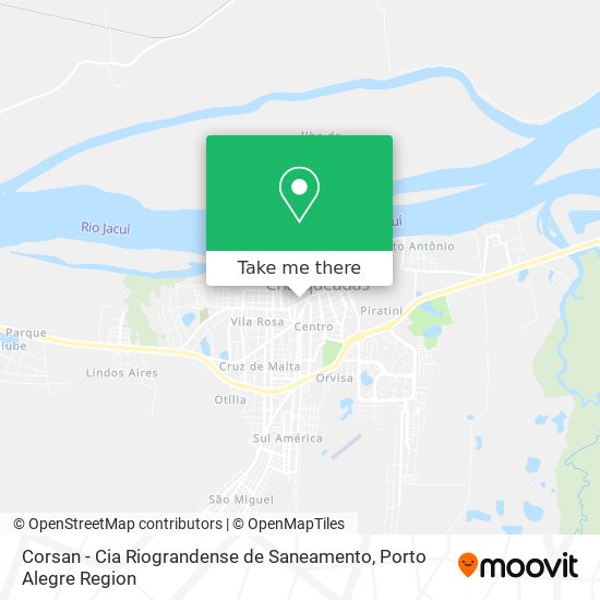 Corsan - Cia Riograndense de Saneamento map