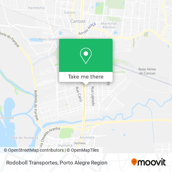 Rodoboll Transportes map