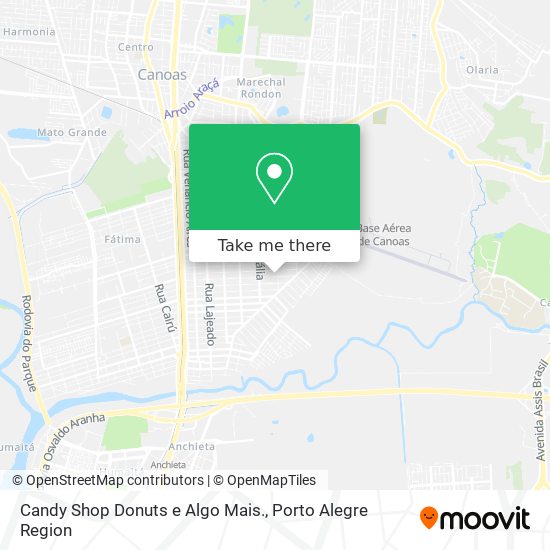 Candy Shop Donuts e Algo Mais. map