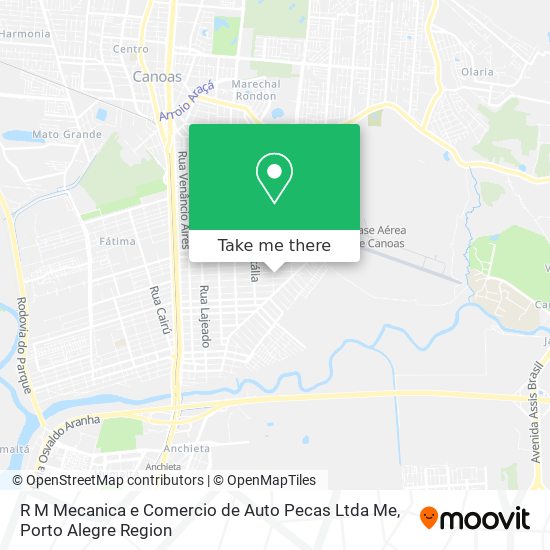 R M Mecanica e Comercio de Auto Pecas Ltda Me map