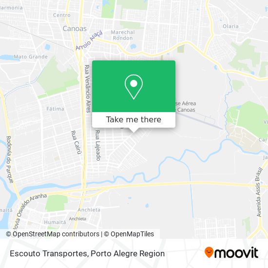 Escouto Transportes map