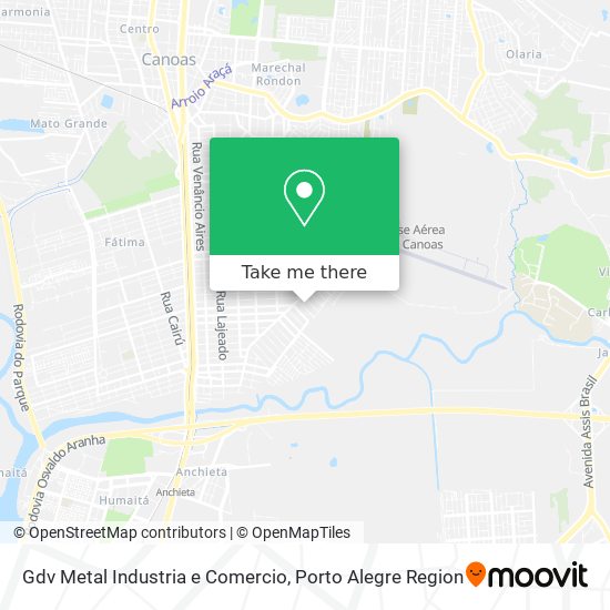 Gdv Metal Industria e Comercio map