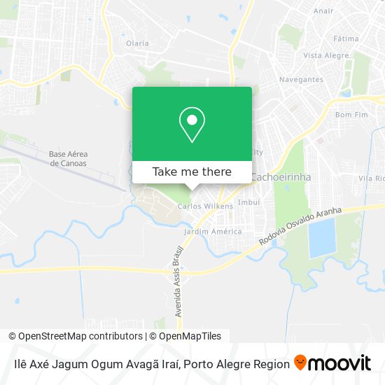 Ilê Axé Jagum Ogum Avagã Iraí map