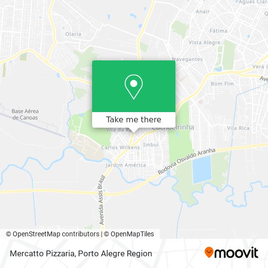 Mercatto Pizzaria map