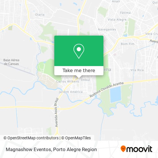 Mapa Magnashow Eventos