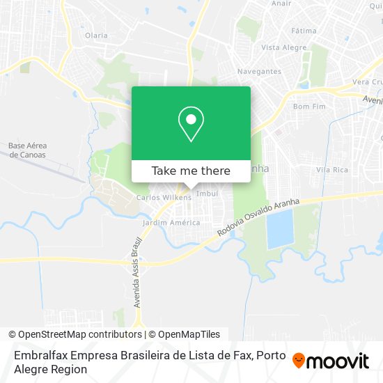 Embralfax Empresa Brasileira de Lista de Fax map