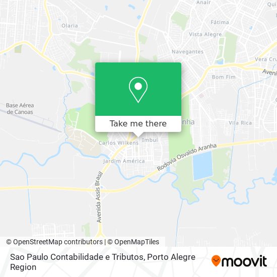 Sao Paulo Contabilidade e Tributos map