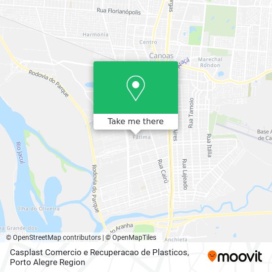 Casplast Comercio e Recuperacao de Plasticos map