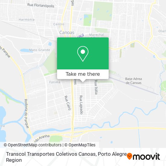 Mapa Transcol Transportes Coletivos Canoas