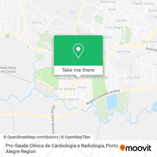 Pro-Saude Clinica de Cardiologia e Radiologia map