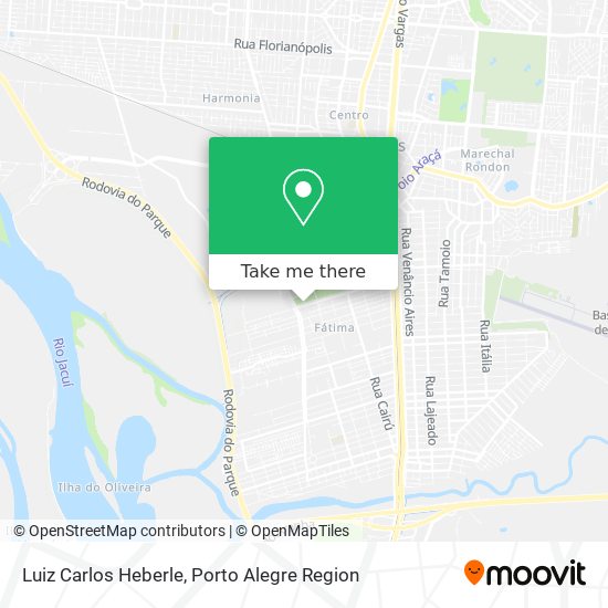 Luiz Carlos Heberle map